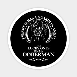 Proud Doberman Guardian Angel dog gift Magnet